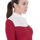 Női versenypóló technikai és hálós anyagból