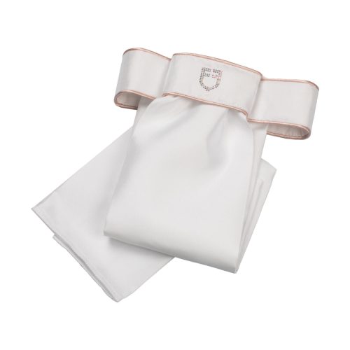 Dressz plastron, strassz logóval