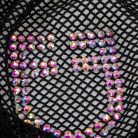 Hajháló strasszkövekkel