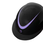 Női Galaxy Shine Sisak - Fekete/Lila