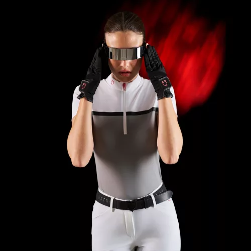 Equestro Ridertechnology női versenypóló perforált anyagból