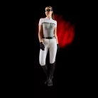 Equestro Ridertechnology női versenypóló perforált anyagból