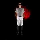 Equestro Ridertechnology férfi versenypóló rövid ujjú és gombos