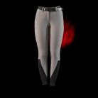 Equestro Ridertech Slim Fit Grip teliszilikonos női lovaglónadrág - szürke, 36