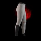 Equestro Ridertech Slim Fit Grip teliszilikonos női lovaglónadrág - szürke, 36