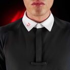 Equestro Ridertechnology férfi versenypóló hosszú ujjal és gombokkal