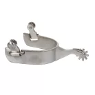 Unisex acél sarkantyú fogazott kerékkel