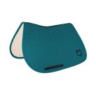 Equestro Cube Quilting ugró nyeregalátét - petrolkék
