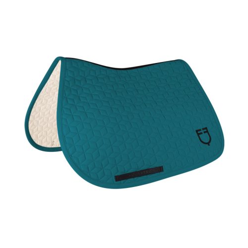 Equestro Cube Quilting ugró nyeregalátét - petrolkék