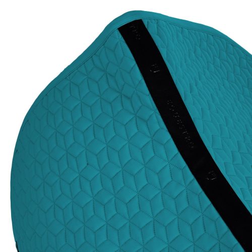 Equestro Cube Quilting ugró nyeregalátét - petrolkék