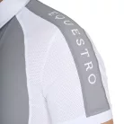 Férfi slim fit versenypóló négy gombbal