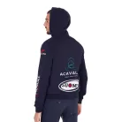 Equestro Férfi kapucnis pulóver több logóval