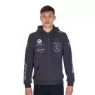 Equestro Férfi pulóver több logóval