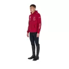 Equestro Férfi pulóver, több logós kapucnival