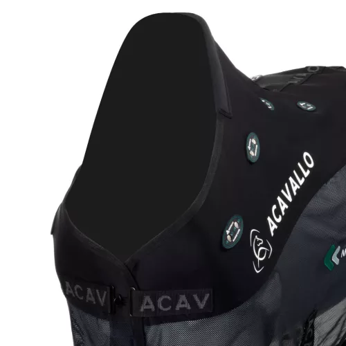 Acavallo Magnet Care Combo terápiás takaró, 135 cm, fekete