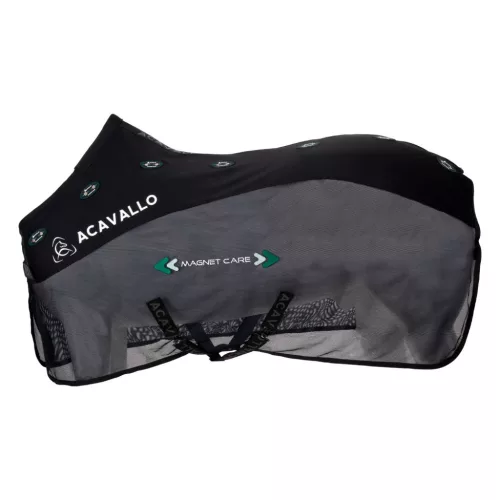Acavallo Magnet Care Combo terápiás takaró, 165 cm, fekete