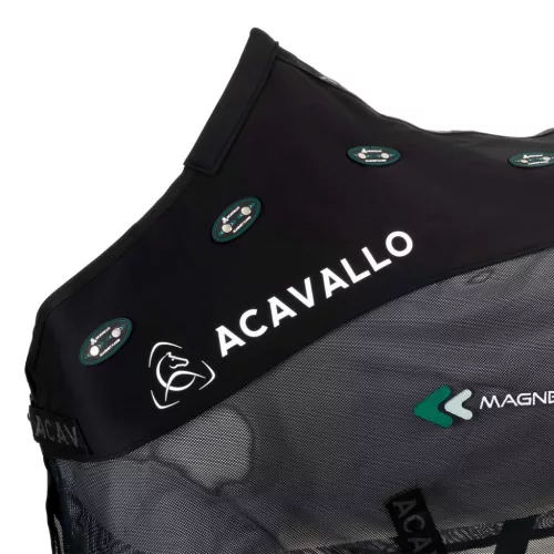 Acavallo Magnet Care Combo terápiás takaró, 165 cm, fekete