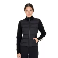 Equestro Női nylon és kötött anyagú kabát cipzárral