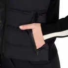 Equestro Női nylon és kötött anyagú kabát cipzárral