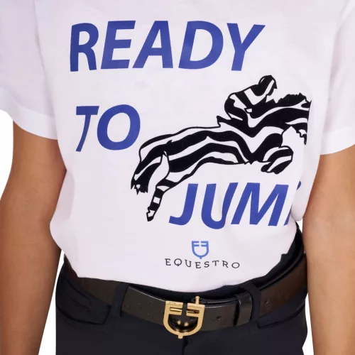 Equestro Lányok Ready To Jump pamut póló