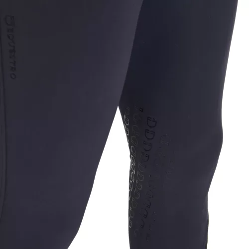 Férfi slim fit grip lovaglónadrág logóval