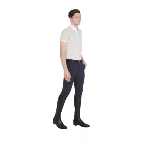 Férfi slim fit teljes tapadású lovaglónadrág