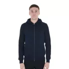 Equestro Férfi kapucnis pulóver fleece bélés