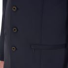 Férfi versenyzakó kontrasztos hímzett logóval