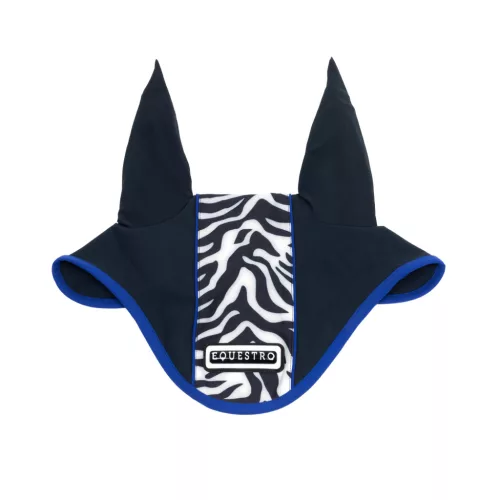 Zebra mintás technikai anyagú legyező