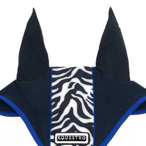 Zebra mintás technikai anyagú legyező