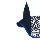 Zebra mintás technikai anyagú legyező
