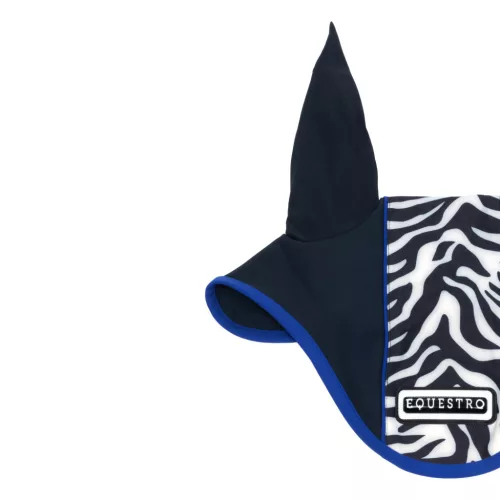 Zebra mintás technikai anyagú legyező