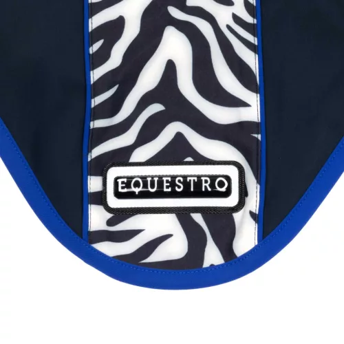 Zebra mintás technikai anyagú legyező