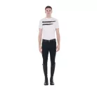 Equestro Férfi slim fit póló lila logóval és fekete részletekkel
