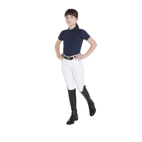 Equestro Gyerekeknek való slim fit tréning póló, magas teljesítmény