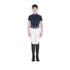 Equestro Gyerekeknek szánt slim fit edzőpóló, magas teljesítmény