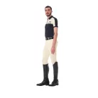 Equestro Férfi slim fit edzőpóló elülső logóval