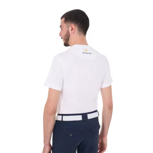 Equestro Férfi alap T-shirt tónusos logóval