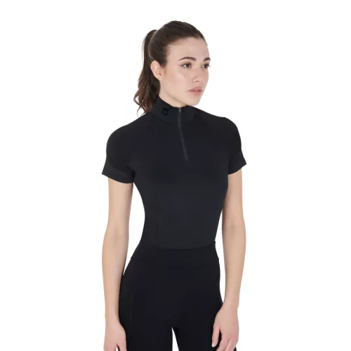 Equestro Női slim fit rövid ujjú alapréteg