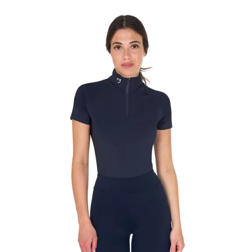 Equestro Női slim fit rövid ujjú alapréteg