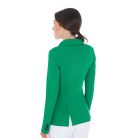 Női versenykabát három gombbal, perforált anyag