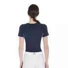 Equestro Női karcsú szabású technikai edzőpóló