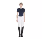 Equestro Női karcsú szabású technikai edzőpóló