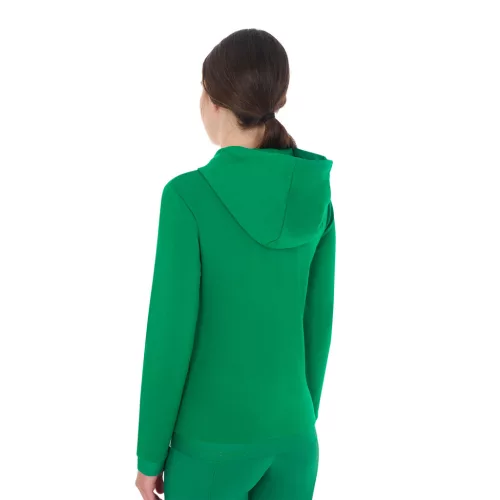 Equestro Női pulóver interlock elülső cipzárral