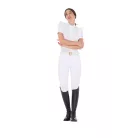 Női slim fit versenypóló fodrokkal
