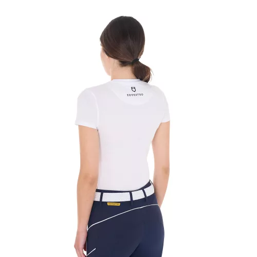 Equestro Női Cannes pamut póló strasszokkal