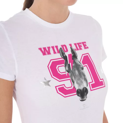 Equestro Női Vadon T-shirt nyomattal