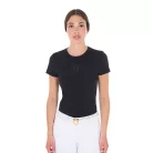 Equestro Női Alap T-shirt tónusos logóval