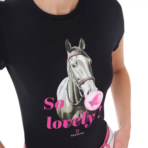 Equestro Női So Lovely pamut póló