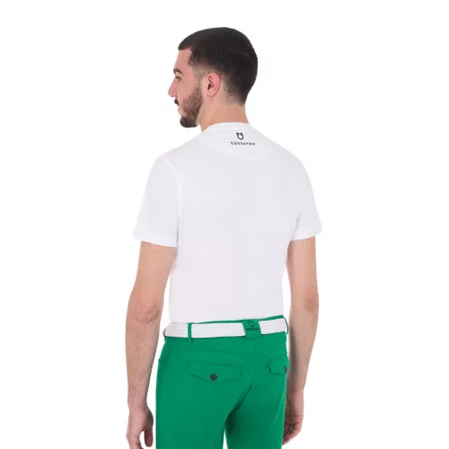 Equestro Férfi Horse Club pamut póló